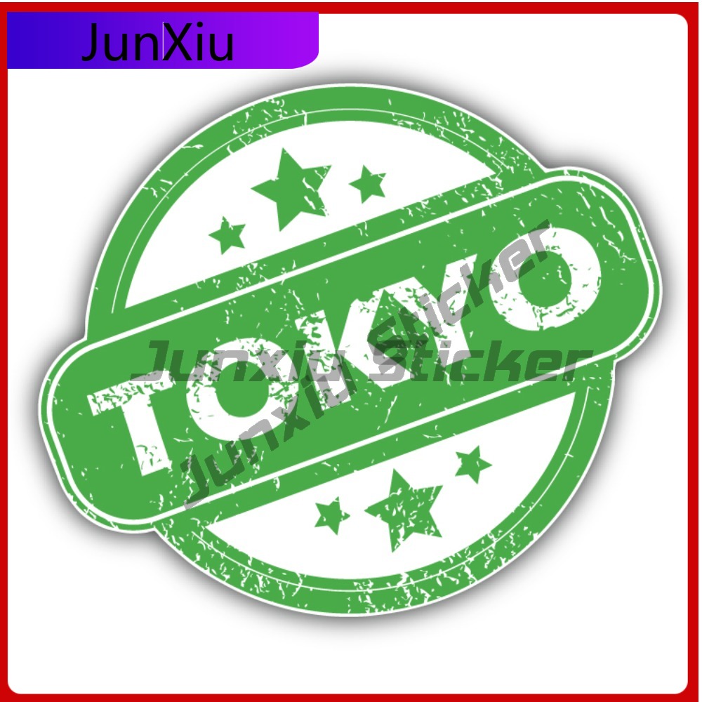 Car Accessories In Tokyo - Tokyo Creative Sticker Travel Stamp Car