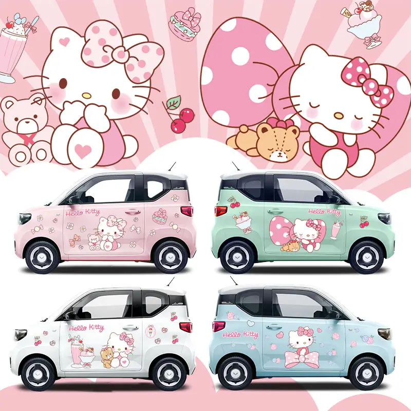 Car Accessories Japan - Hello Kitty Car Sticker Cover Scratches