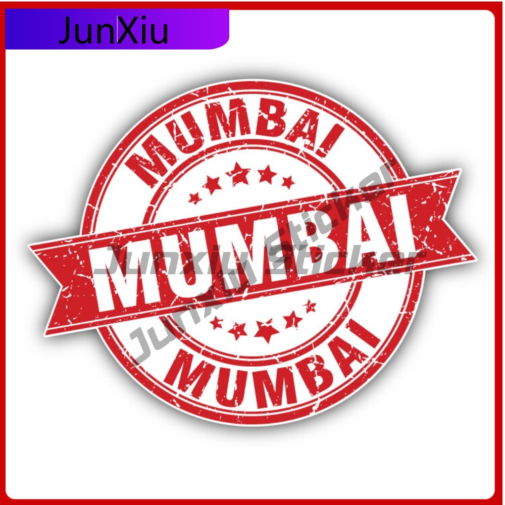 Car Accessories Mumbai - Mumbai Travel Creative Sticker Stamp Car