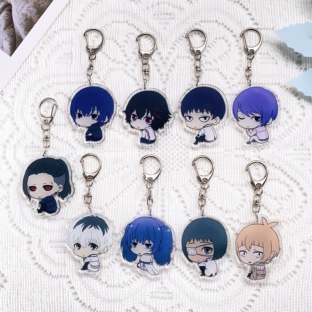 Car Accessories In Tokyo - 9PCS Anime Characters Tokyo Ghoul Acrylic