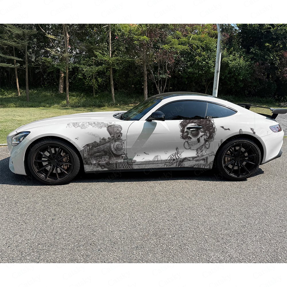 Train Head Bun Hair Skull Car  - مراجعة Car Accessories Bunnings وسعره