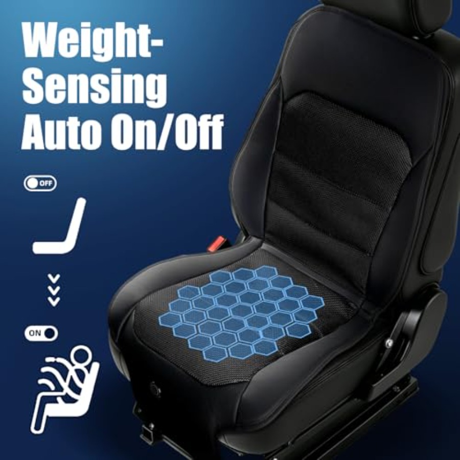 Cooling car seat cover for tru - مراجعة Leather Car Seat Cover وسعره