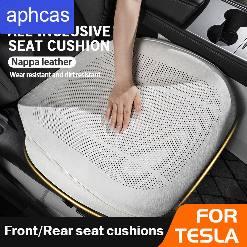 For Tesla Model Y 2019-2026 MY - مراجعة Leather Car Seat Cover وسعره