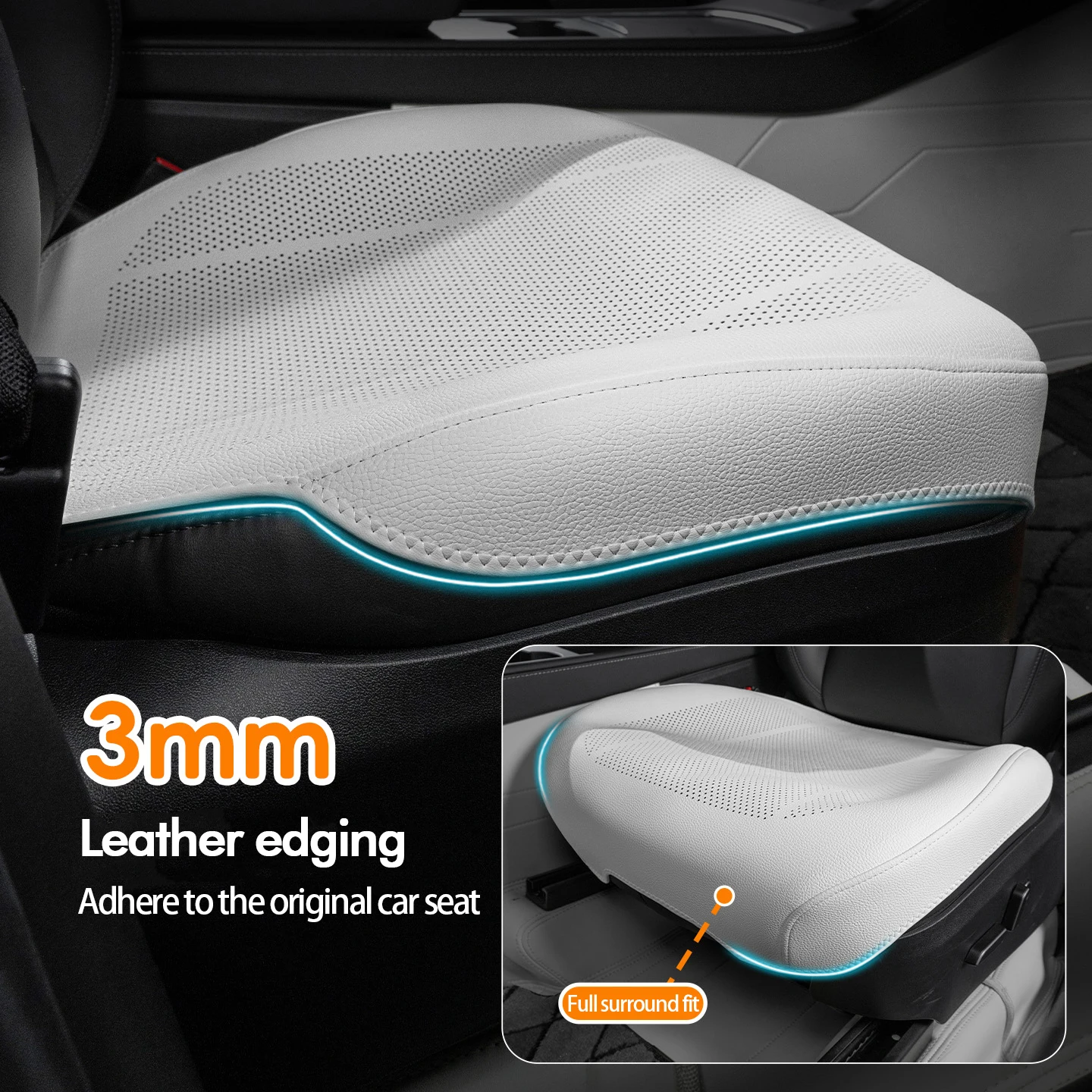 For Tesla Model Y 2019-2026 MY - مراجعة Leather Car Seat Cover وسعره