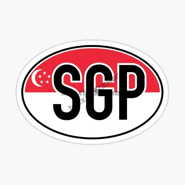 Singapore SGP Flag Map Merlion - مراجعة Car Accessories Singapore وسعره