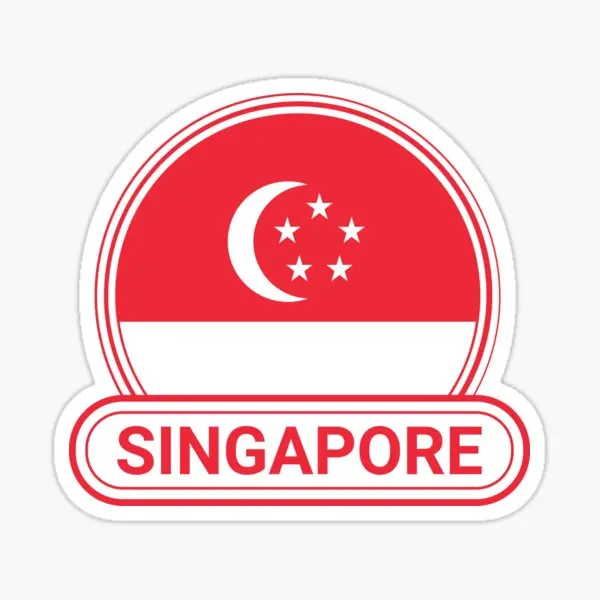 Singapore SGP Flag Map Merlion - مراجعة Car Accessories Singapore وسعره