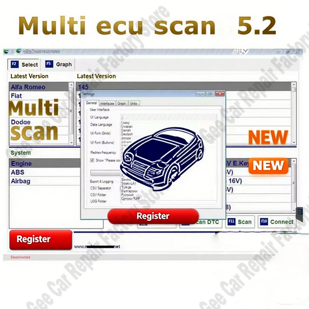 Latest Multiecuscan V5.2 Regis - مراجعة Obd2 Scanner وسعره