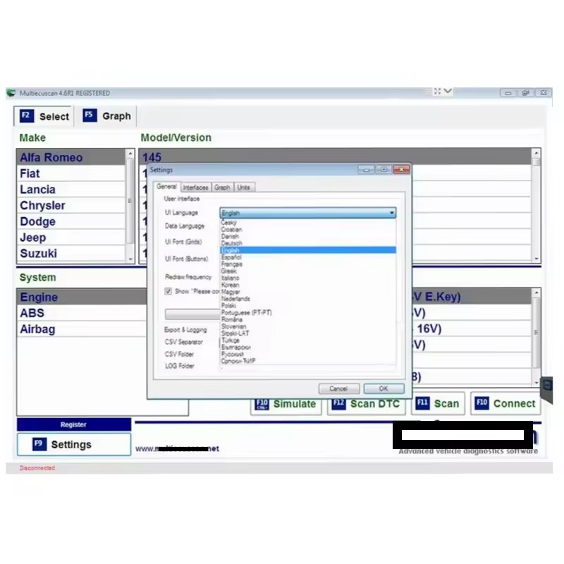 Latest Multiecuscan V5.2 Regis - مراجعة Obd2 Scanner وسعره