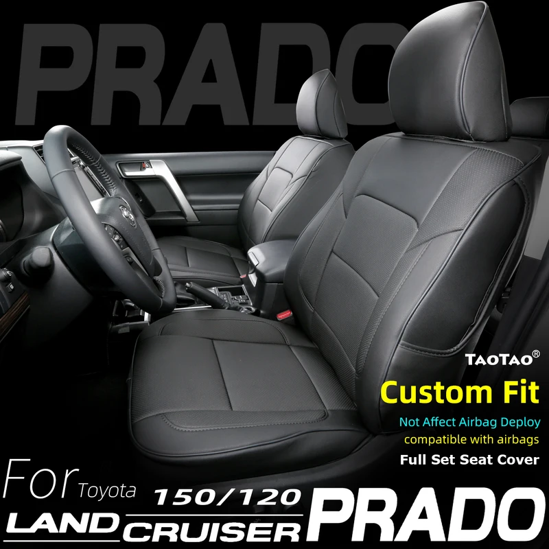 Custom Fit Land Cruiser Prado  - مراجعة Leather Car Seat Cover وسعره