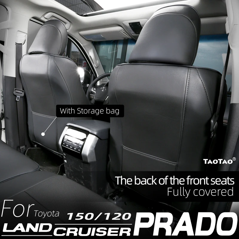 Custom Fit Land Cruiser Prado  - مراجعة Leather Car Seat Cover وسعره