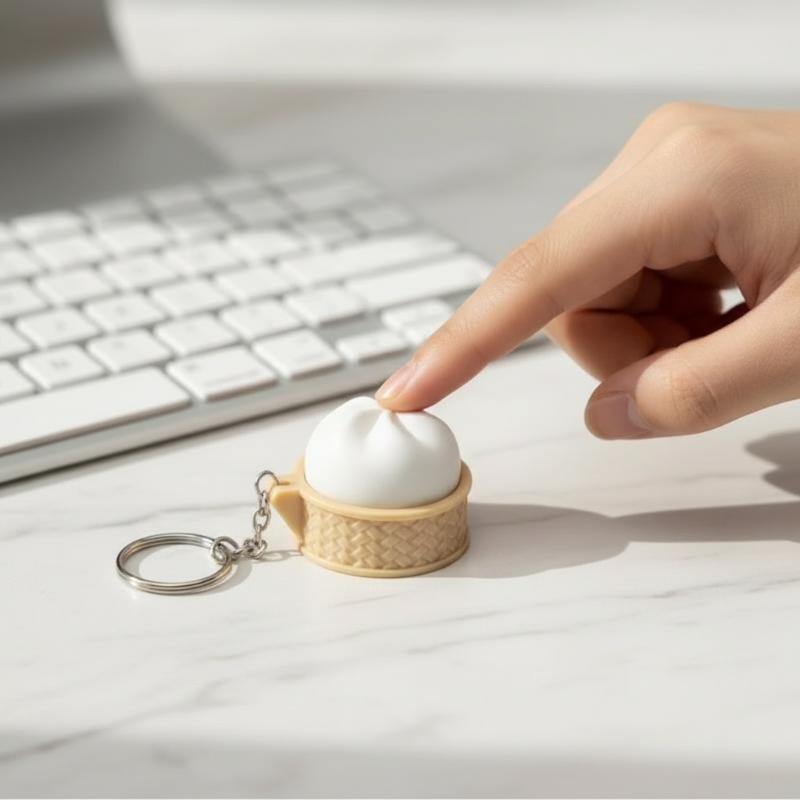 Colorful Bun Clicker Keychain  - مراجعة Car Accessories Bunnings وسعره