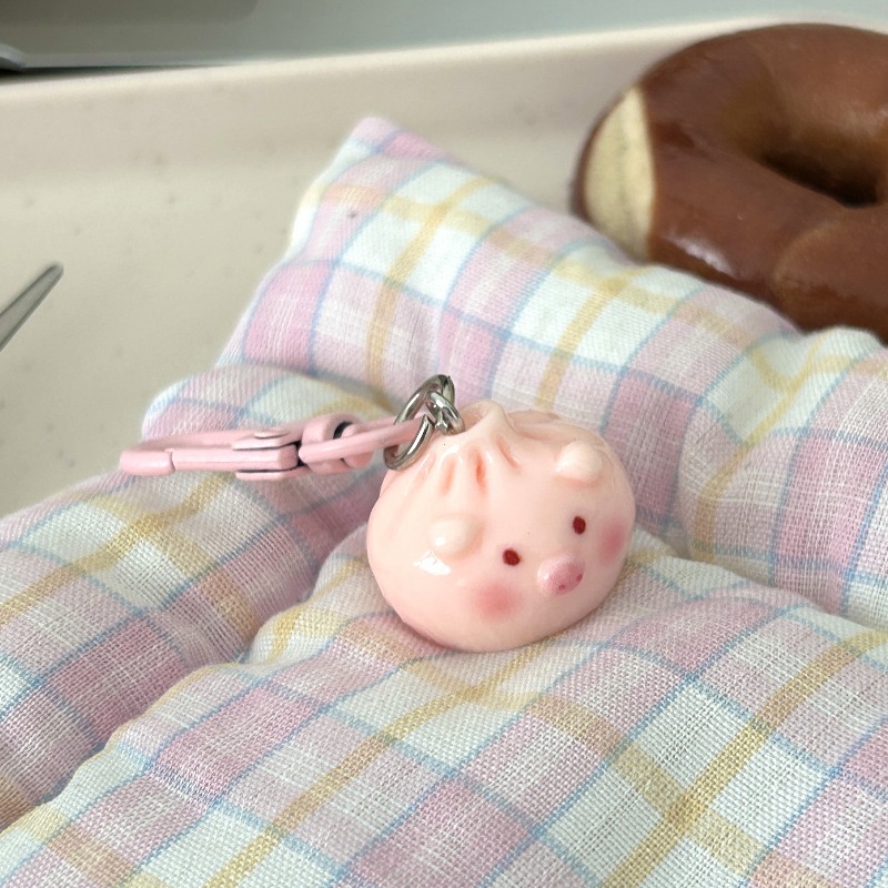 Kawaii Mini Steamed Bun Keycha - مراجعة Car Accessories Bunnings وسعره