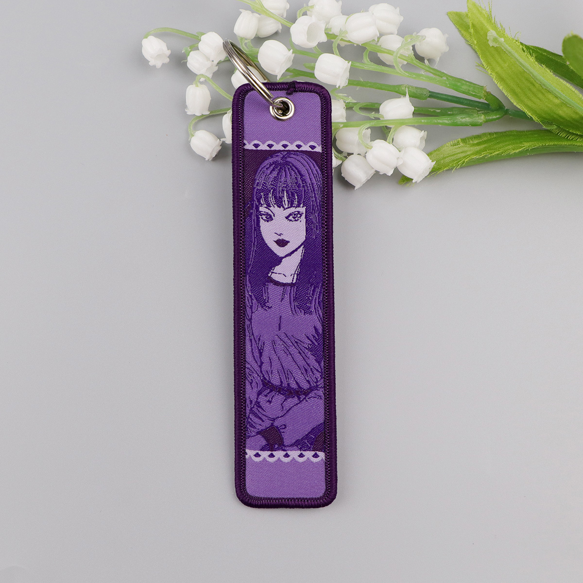 Anime Girls Embroidery Key Fob - مراجعة Car Accessories Japan وسعره