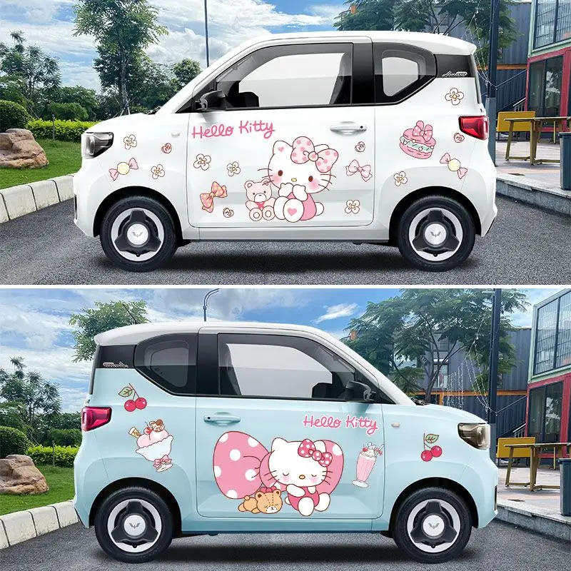 Hello Kitty Car Sticker Cover  - مراجعة Car Accessories Japan وسعره
