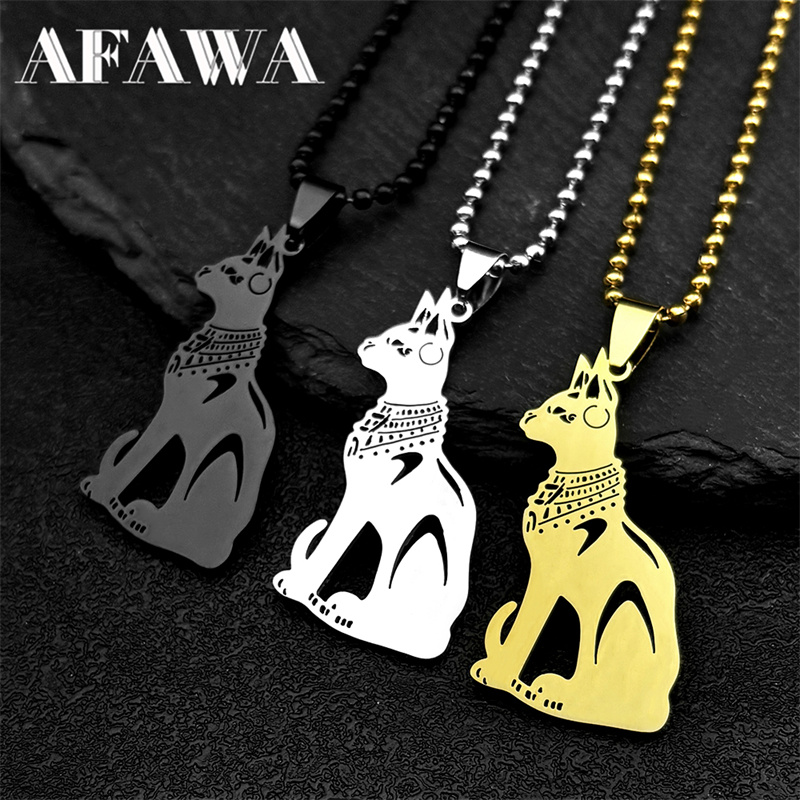 Stainless Steel Egypt Cat Bast - مراجعة Car Accessories Egypt وسعره