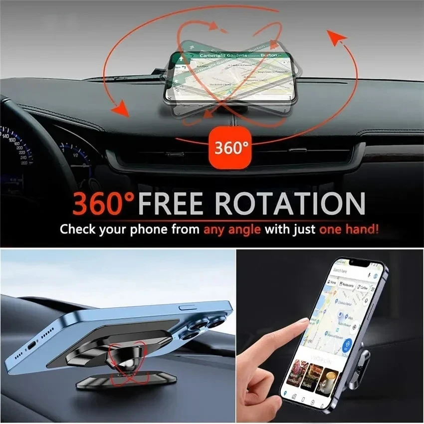 360° Magnetic Car Phone Holder - مراجعة Car Accessories Xiaomi وسعره