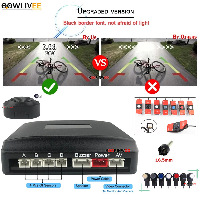Car Parktronic Sensors Kit Rev - مراجعة Car Accessories In India وسعره