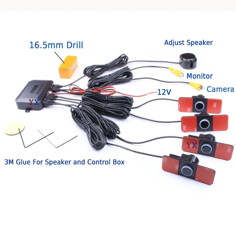 Car Parktronic Sensors Kit Rev - مراجعة Car Accessories In India وسعره