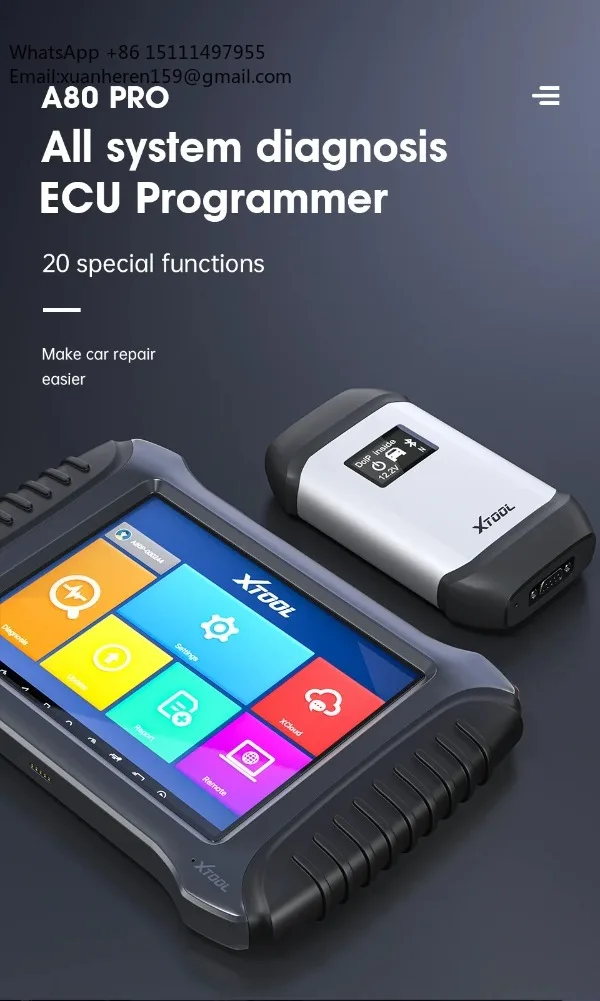 2025 Original Xtool A80 Pro Xt - مراجعة Obd2 Scanner وسعره