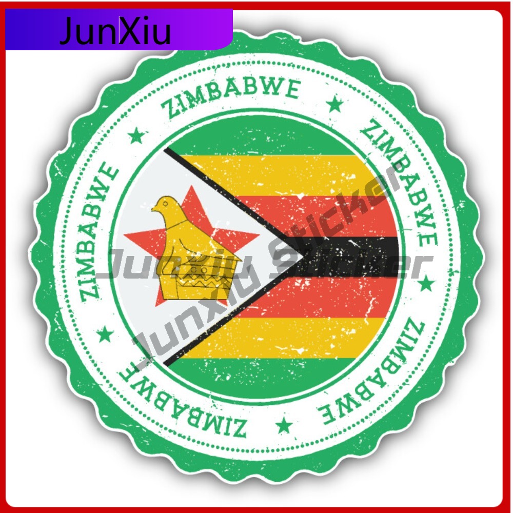Zimbabwe Grunge World Flag Sta - مراجعة Car Accessories Zimbabwe وسعره