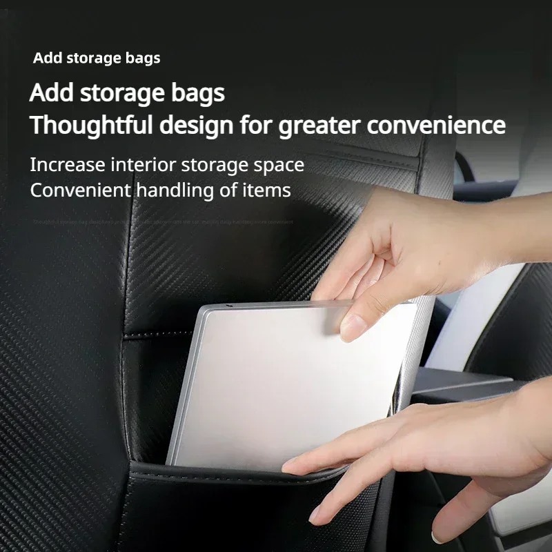 Seat Kick Pad for Tesla Model  - مراجعة Leather Car Seat Cover وسعره