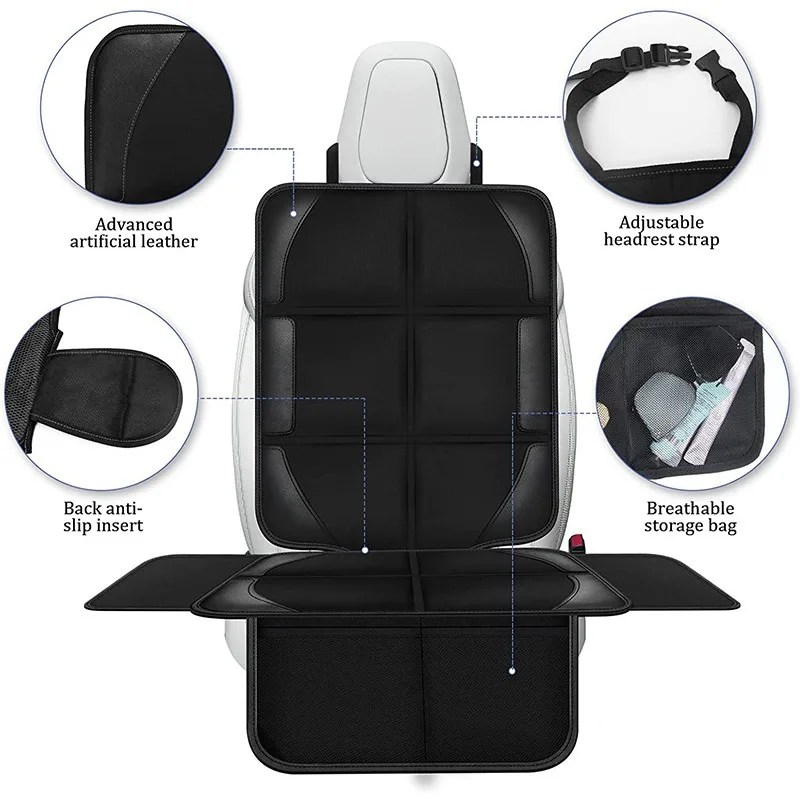 For Tesla Model 3 Y Car Seat C - مراجعة Leather Car Seat Cover وسعره