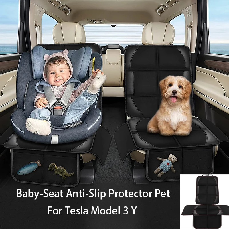 For Tesla Model 3 Y Car Seat C - مراجعة Leather Car Seat Cover وسعره