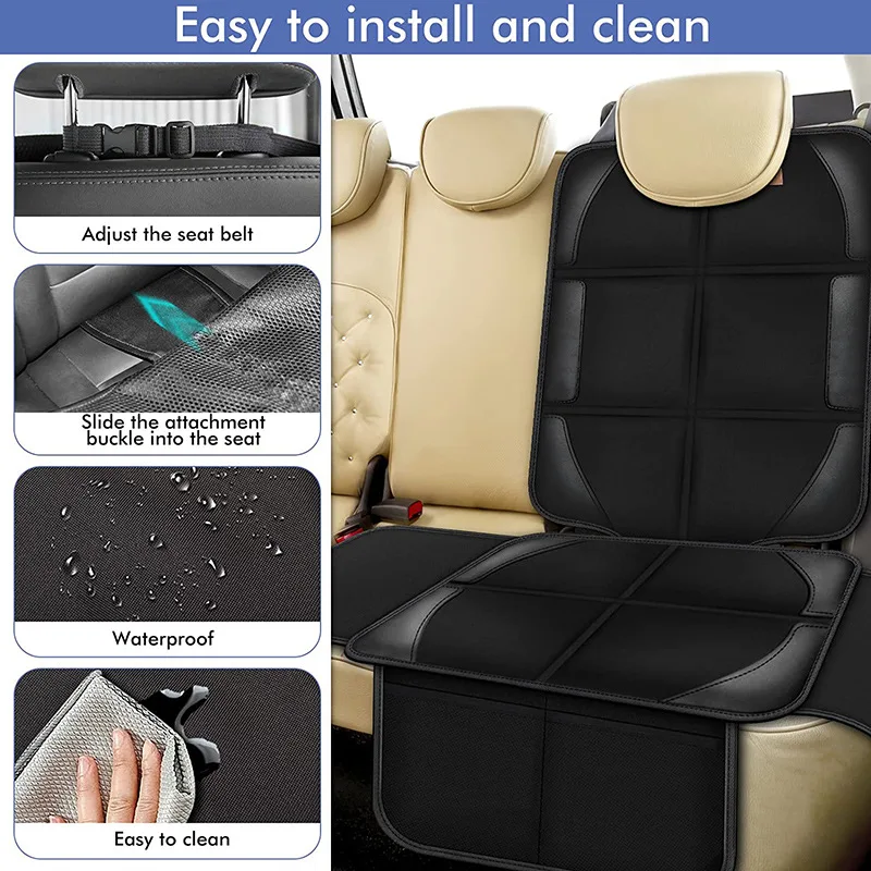 For Tesla Model 3 Y Car Seat C - مراجعة Leather Car Seat Cover وسعره