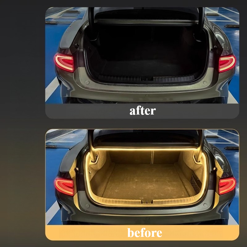 For Xiaomi SU7 Trunk Light Amb - مراجعة Car Accessories Xiaomi وسعره