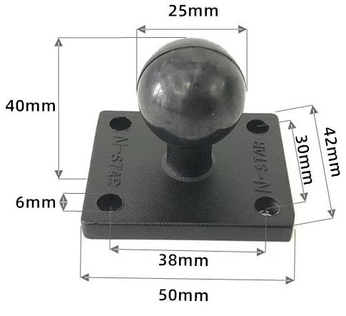 1 Inch Ball Head Motorcycle Ba - مراجعة Car Accessories Xiaomi وسعره