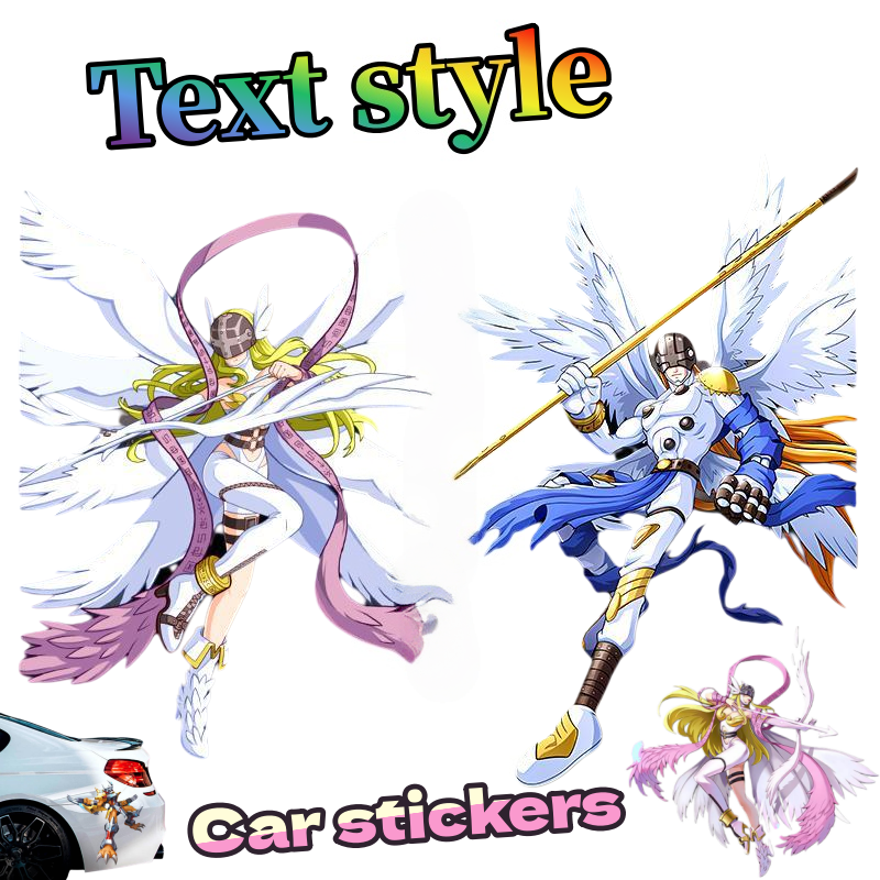 Digimon Car Sticker Cute Fashi - مراجعة Car Accessories Japan وسعره