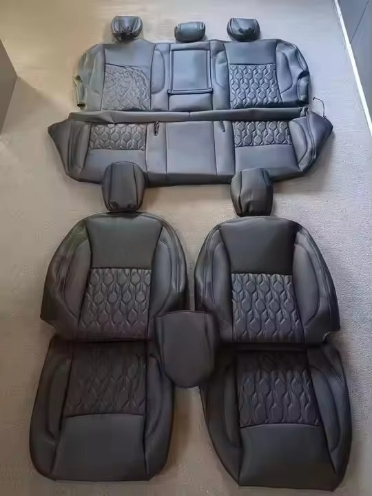 Factory Luxury Full Set Leathe - مراجعة Leather Car Seat Cover وسعره
