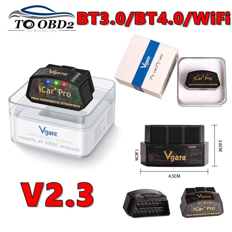 Vgate iCarpro ELM327 V2.3 Orig - مراجعة Obd2 Scanner وسعره