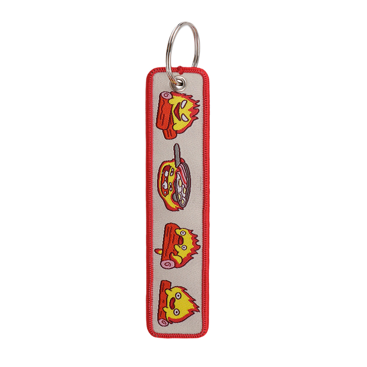 Anime Fire Embroidery Key Fobs - مراجعة Car Accessories Japan وسعره
