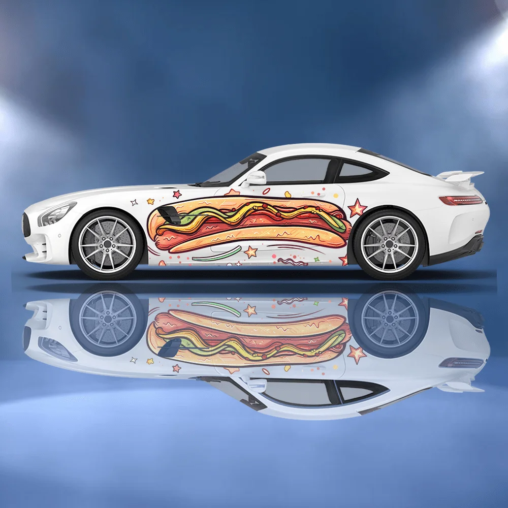 Funny Cartoon Hot Dog Bun Car  - مراجعة Car Accessories Bunnings وسعره