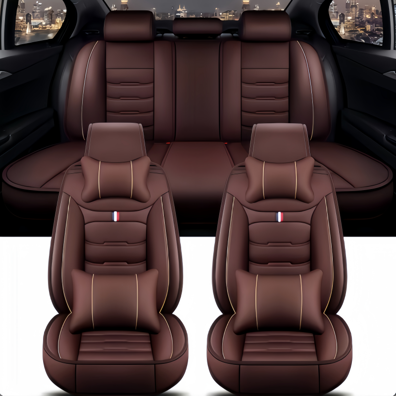 Seat Covers Pu Leather Car Sea - مراجعة Leather Car Seat Cover وسعره