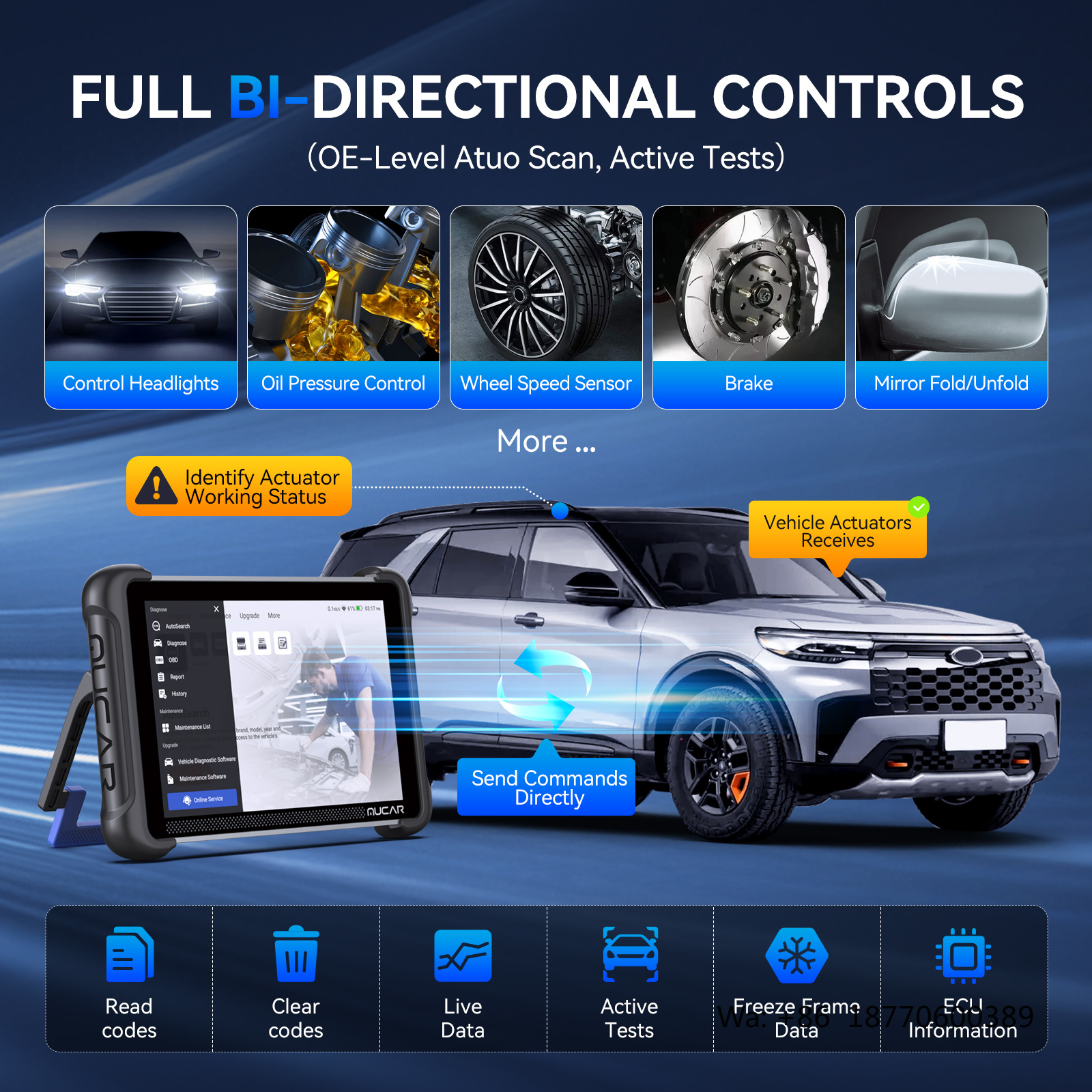 MUCAR 892BT AI Intelligent Dia - مراجعة Obd2 Scanner وسعره