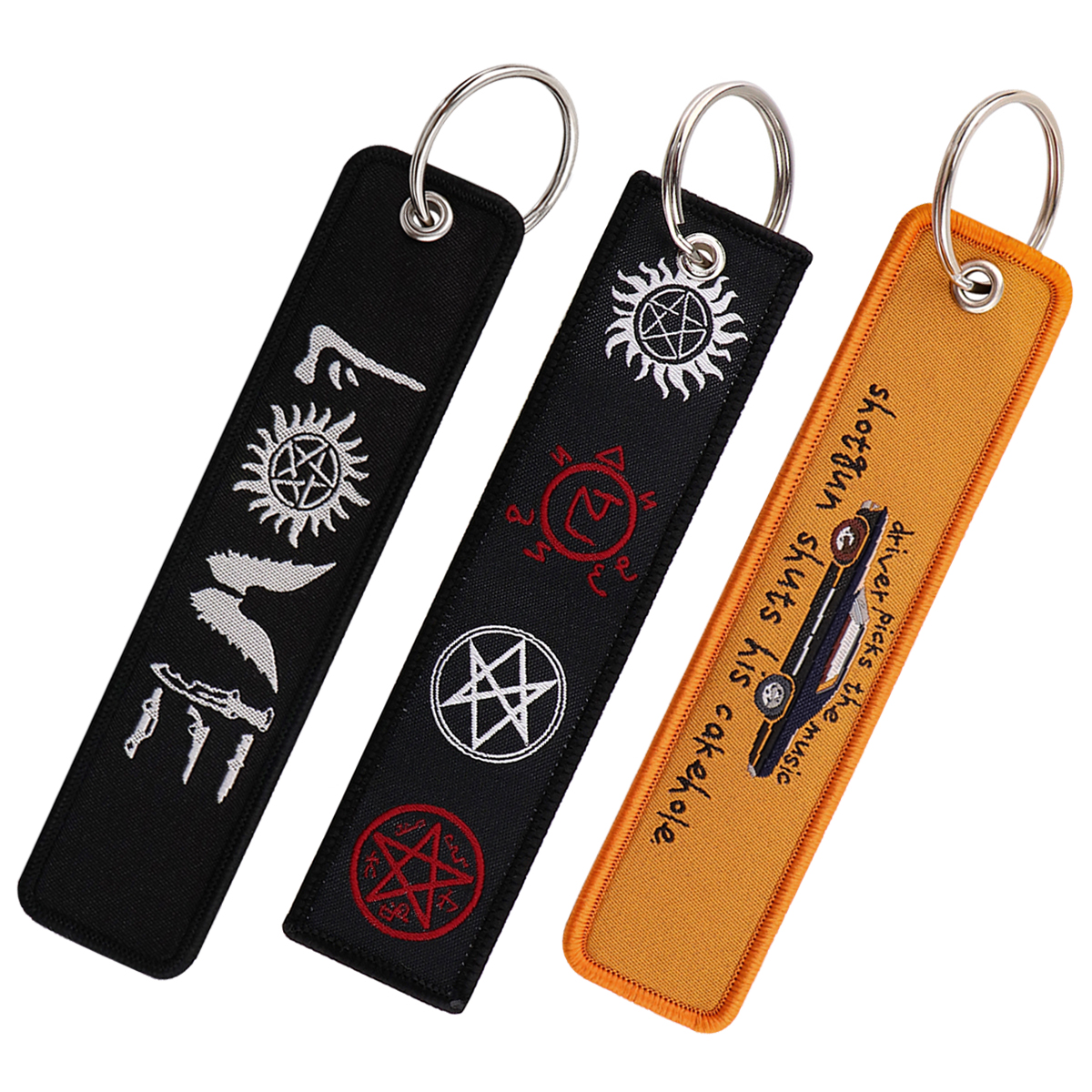 Supernatural Embroidery Key Fo - مراجعة Car Accessories Japan وسعره