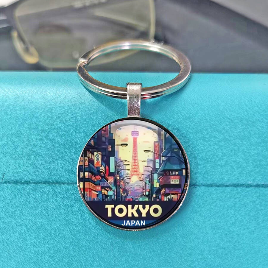 1pc Tokyo Keychain Tower Mount - مراجعة Car Accessories In Tokyo وسعره