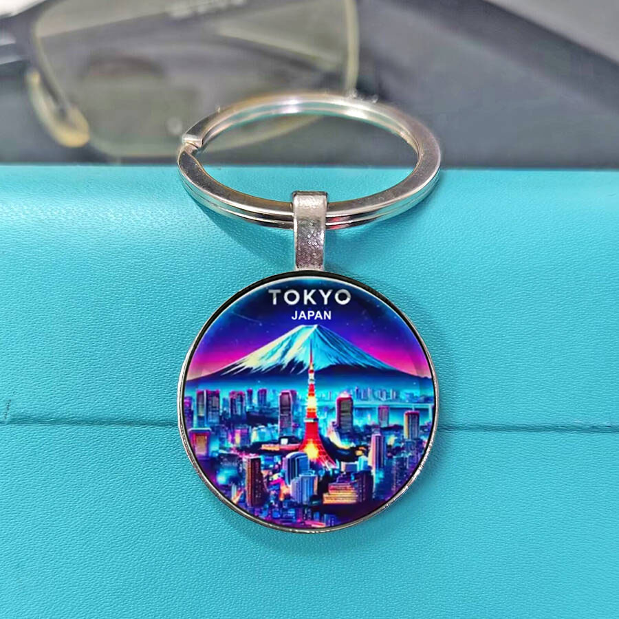 1pc Tokyo Keychain Tower Mount - مراجعة Car Accessories In Tokyo وسعره