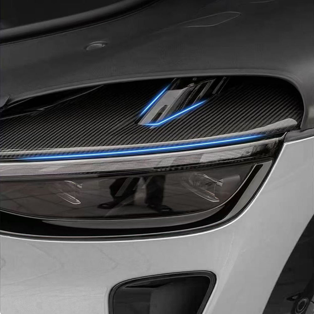 2 Pcs Carbon Fiber Pattern Lam - مراجعة Car Accessories Xiaomi وسعره
