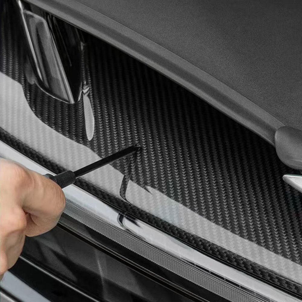 2 Pcs Carbon Fiber Pattern Lam - مراجعة Car Accessories Xiaomi وسعره