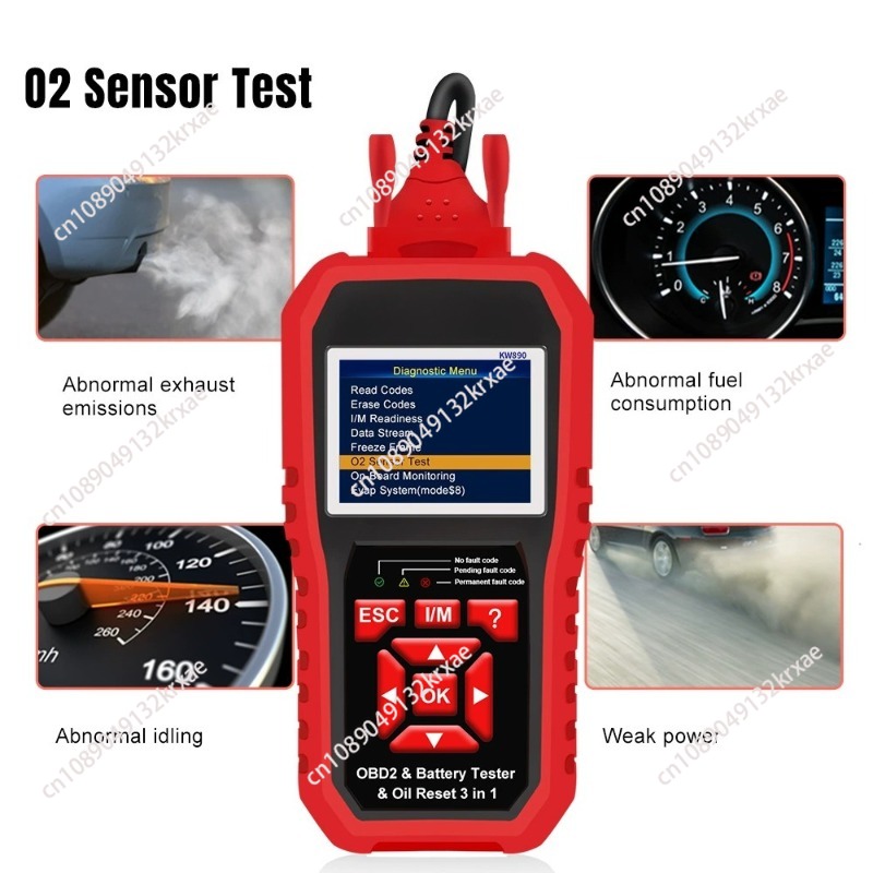 Suitable For KONNWEI KW890 Car - مراجعة Obd2 Scanner وسعره