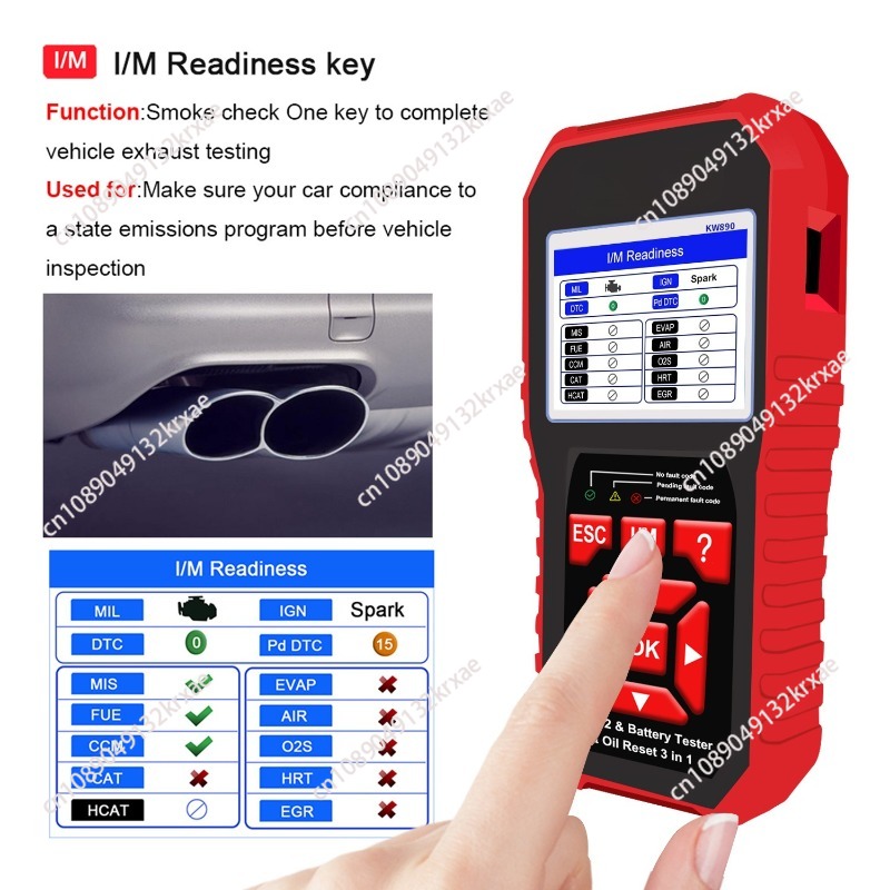 Suitable For KONNWEI KW890 Car - مراجعة Obd2 Scanner وسعره