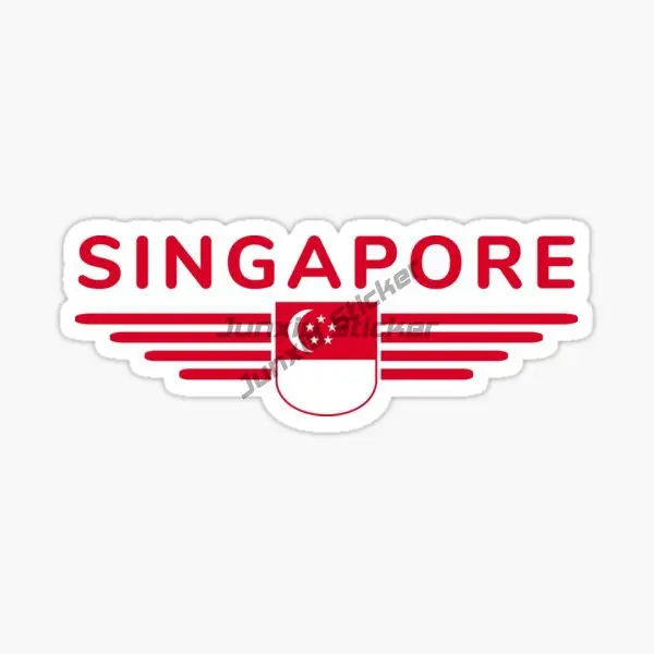 Singapore Flag Merlion Scenery - مراجعة Car Accessories Singapore وسعره