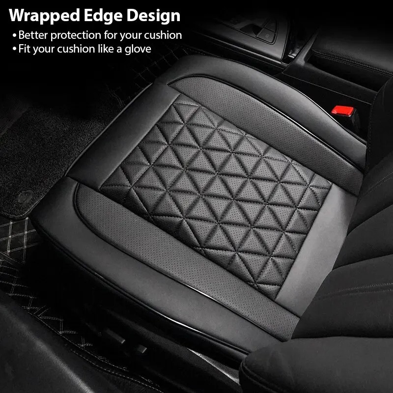 New Front Car Seat Cover PU Le - مراجعة Leather Car Seat Cover وسعره