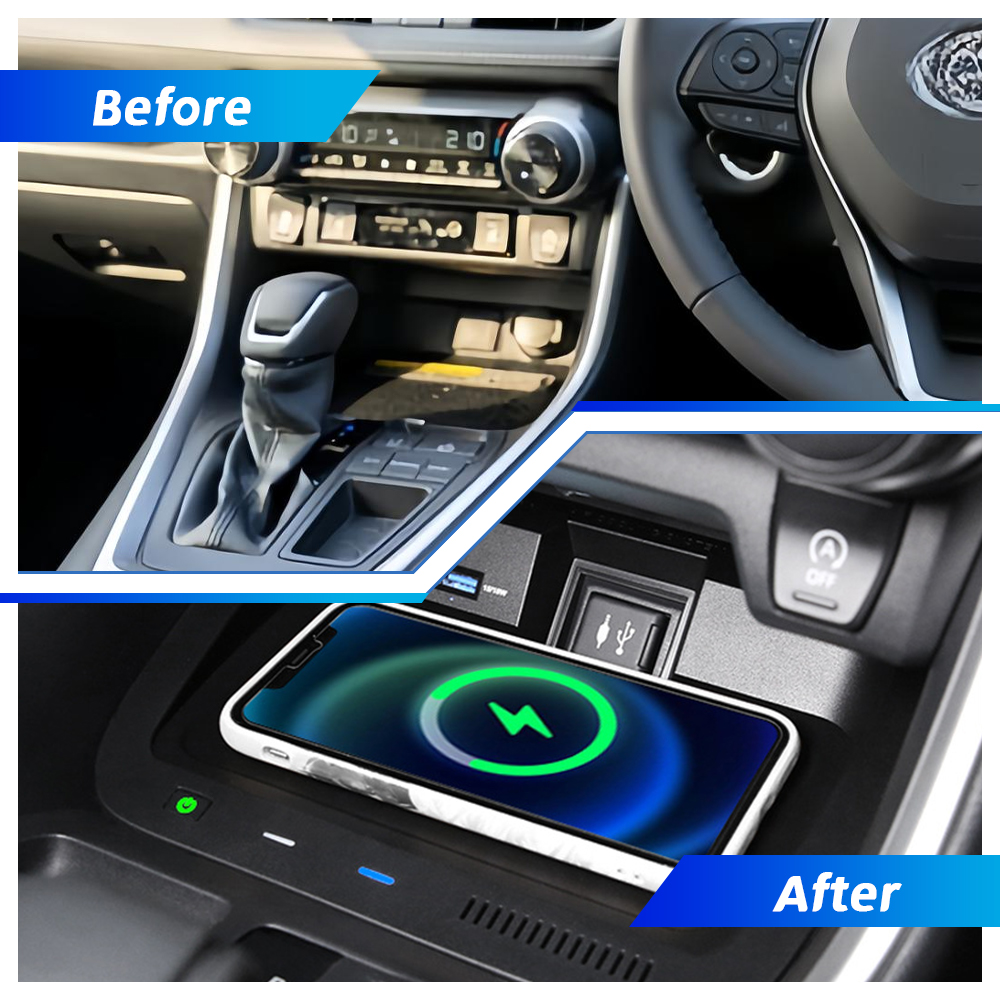 Wireless Car Charger for Toyot - مراجعة Car Accessories Xiaomi وسعره